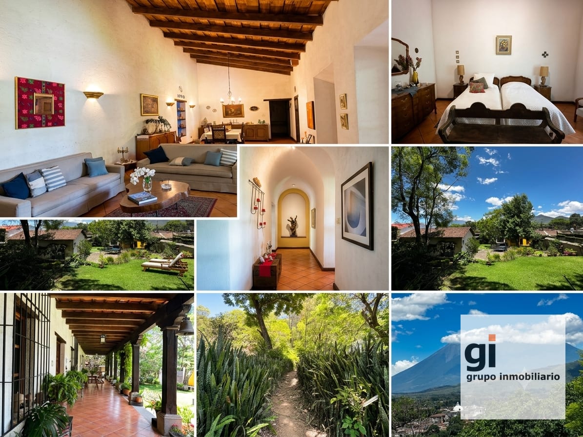 CASA ANTIGUA GUATEMALA. Terreno grande — Casa en Venta en Antigua, Sacatepéquez — foto 1 de 11