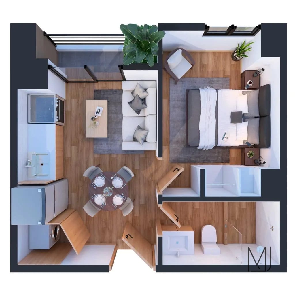 Apartamento En Planos | Vila Doce | Zona 12 | Espacios para disfrutar cada día — Apartamento en Venta en Zona 12, Guatemala, Ciudad — foto 2 de 3