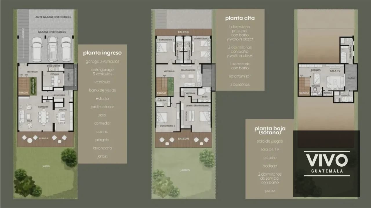 Casa en Venta , Legado del Bosque, Zona 16, Ciudad de Guatemala — Casa en Venta en Zona 16, Guatemala, Ciudad — foto 3 de 10