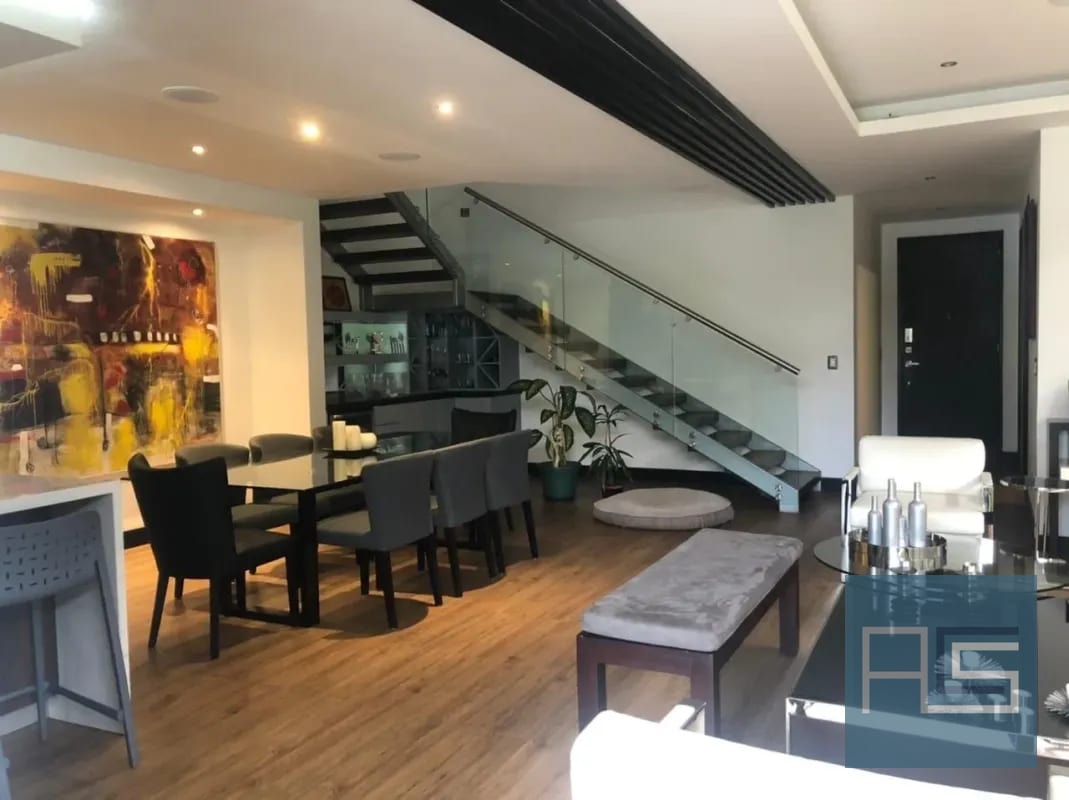 Moderno y amplio apartamento de 2 niveles, 4 hab. con jardín y 3 parqueos en Renta — Apartamento en Alquiler en Vivalt, Zona 10, Guatemala, Ciudad — foto 3 de 14